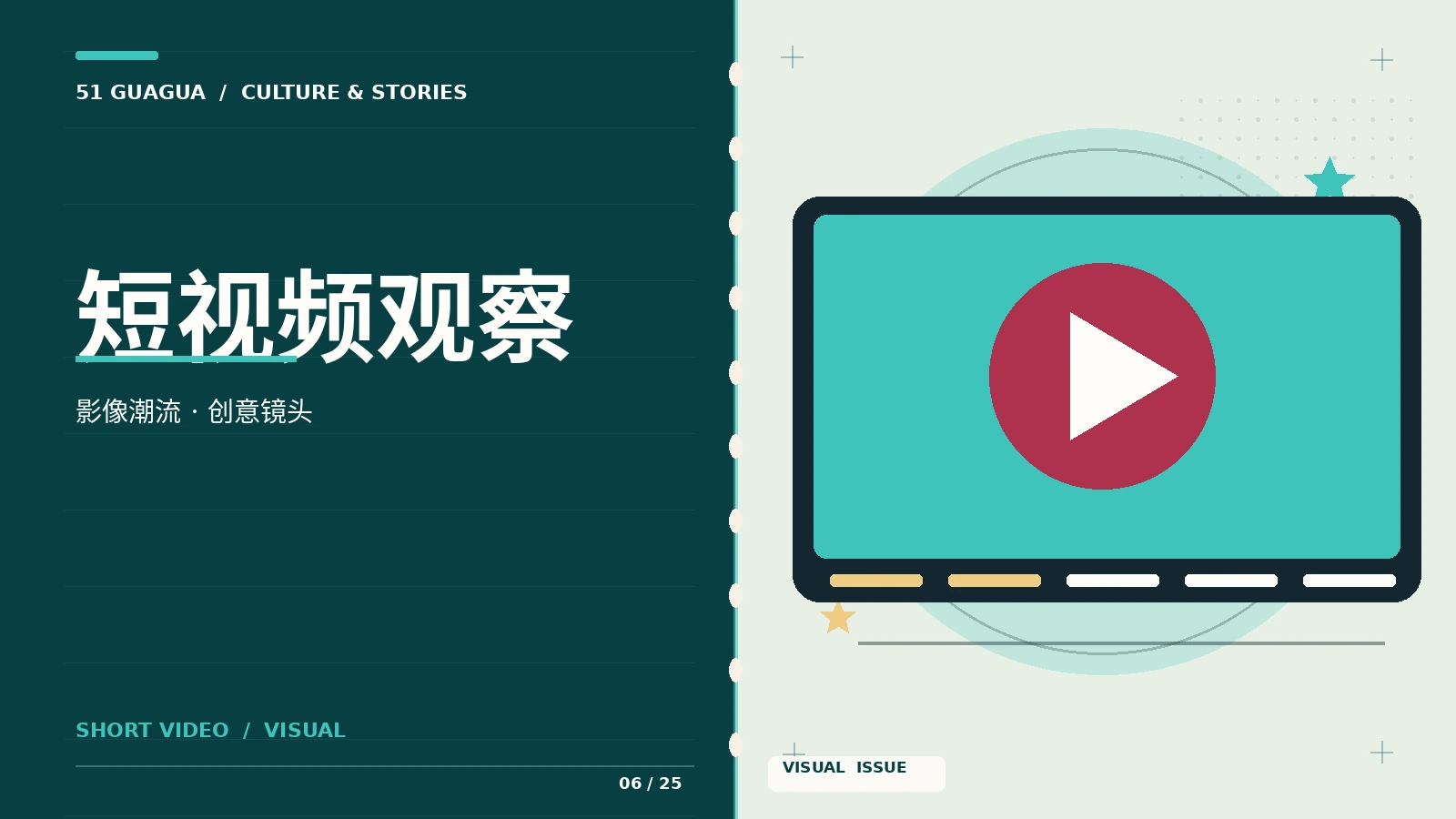 短视频与幕后观察专题视觉